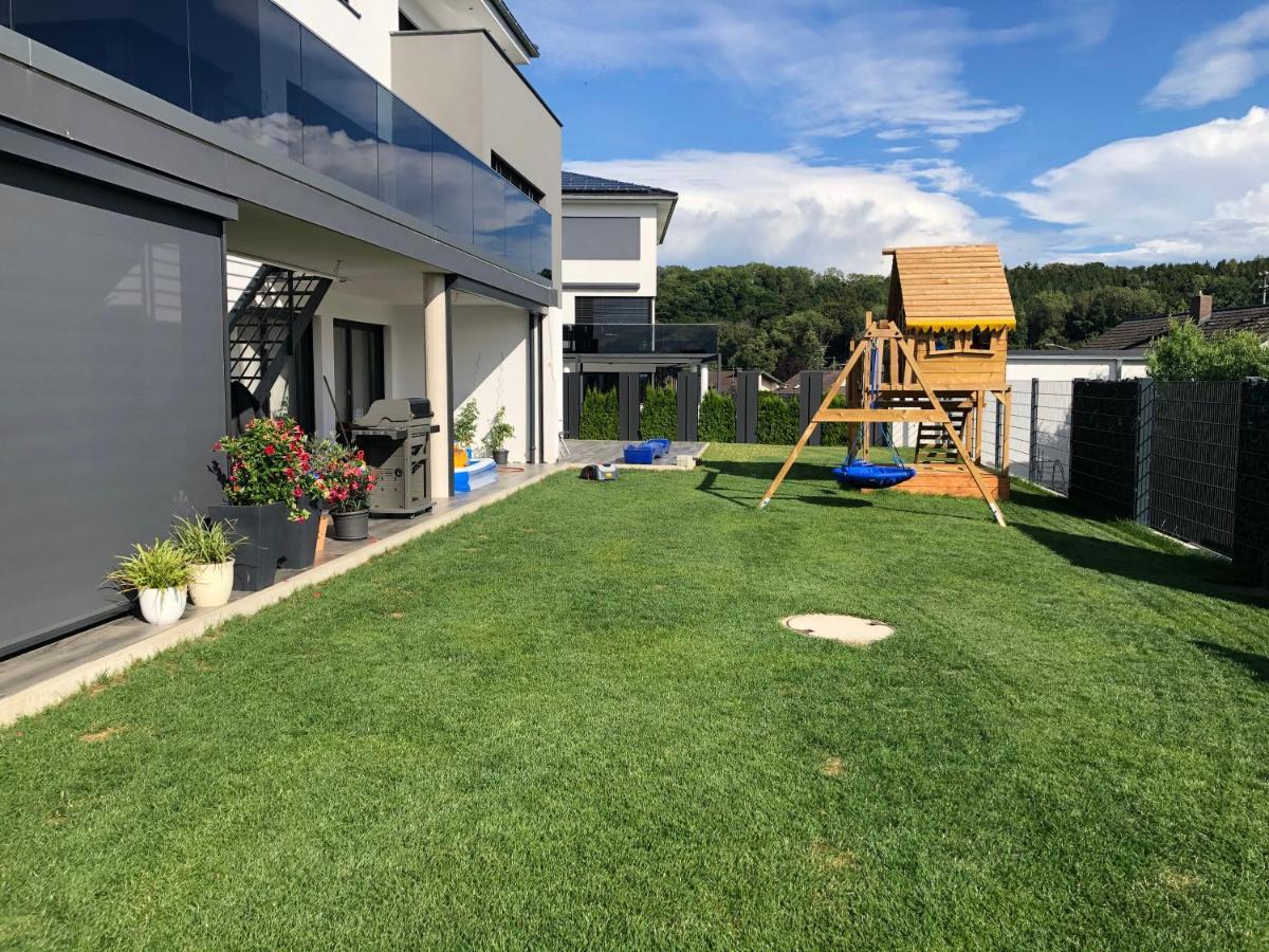 Moderne Ferienwohnung Mit Terrasse Und Garten Verwaltungsgemeinschaft Haldenwang Bagian luar foto